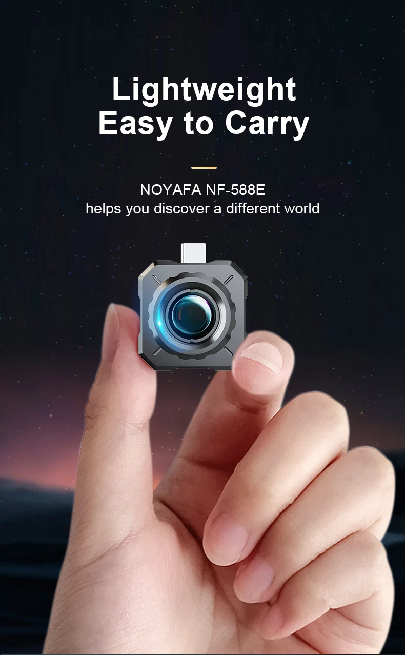 Nf588e Ir 256 * 192 Mini Telephoto Infrared Camera Night Vision For