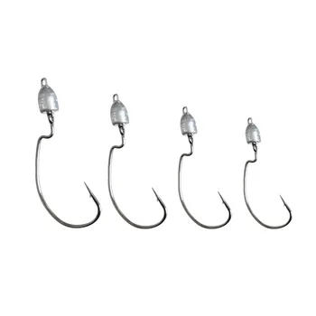 Cheery Brand Swimbait Hooks 3.5g 5g 10g Bullet Jig Heads for Bass Fishing Texas Rig Hook Saltwater Freshwater Lures – Soft Lure – view 4