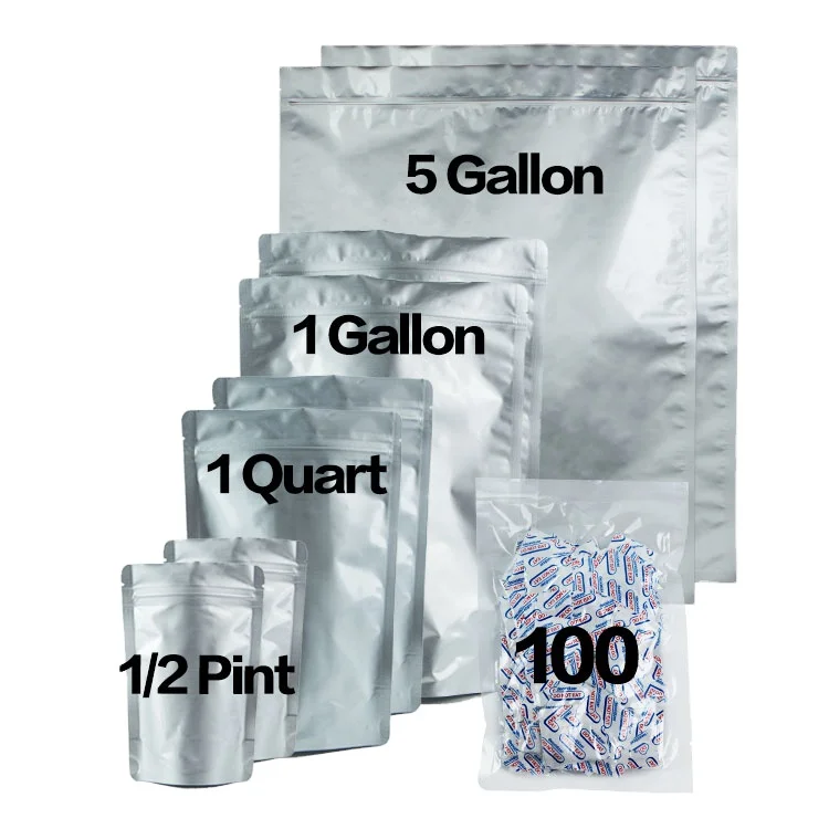 Gallon Standard Mylar Food Storage Bags