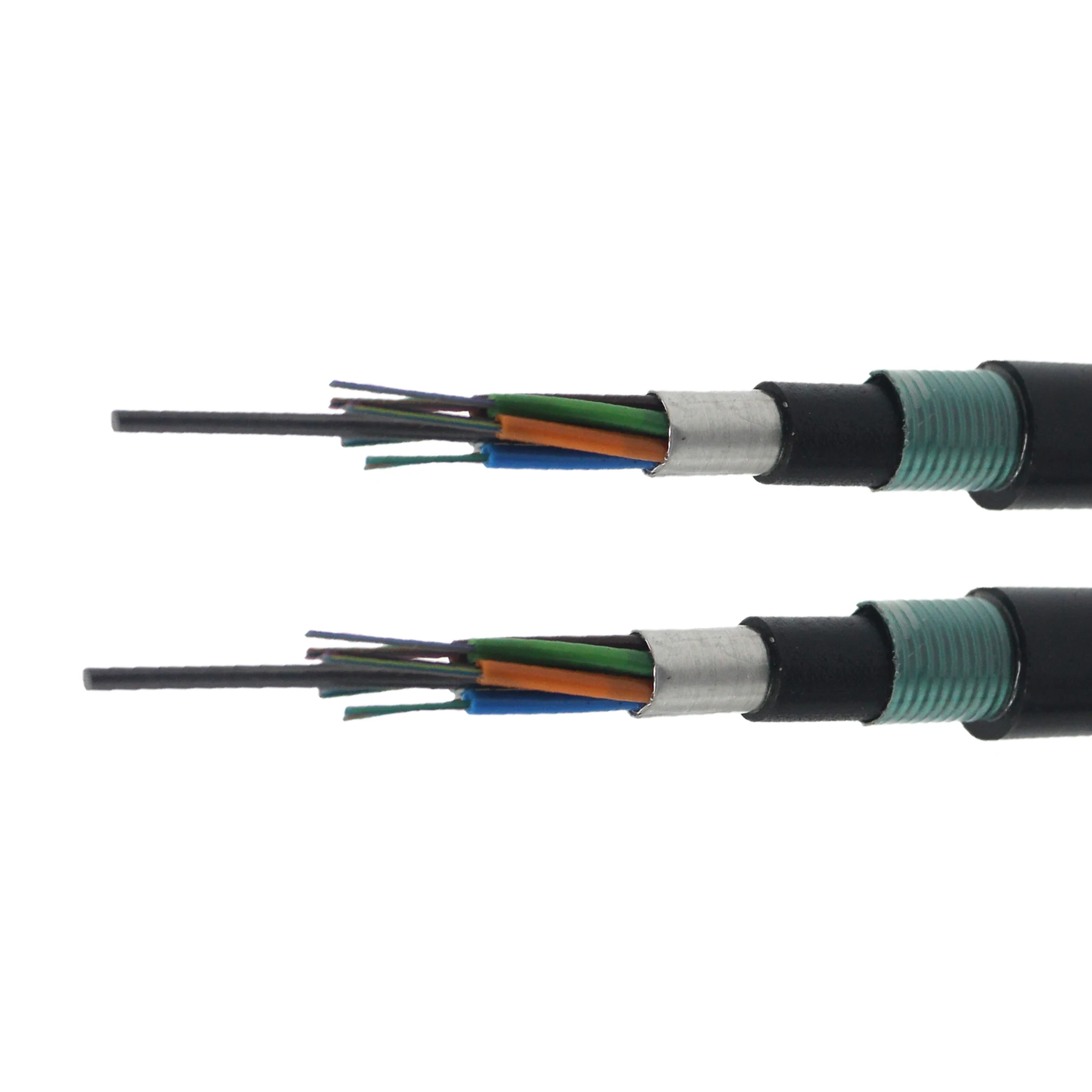 GYTS53 12F 24F 48F 96F Durable Steel Tape Armored Single Mode G655 G652d G657a1 G657a2 Underground Fiber Optic Cable