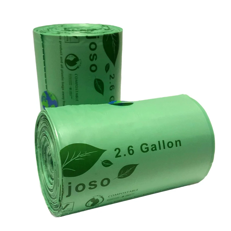 Bolsa de basura Biodegradable para el hogar, Rollo completo de