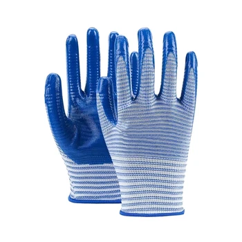 Safety work Gloves Gardening Gloves for Women and Men with Crinkle Latex Coated Palms for Rough Surfaces