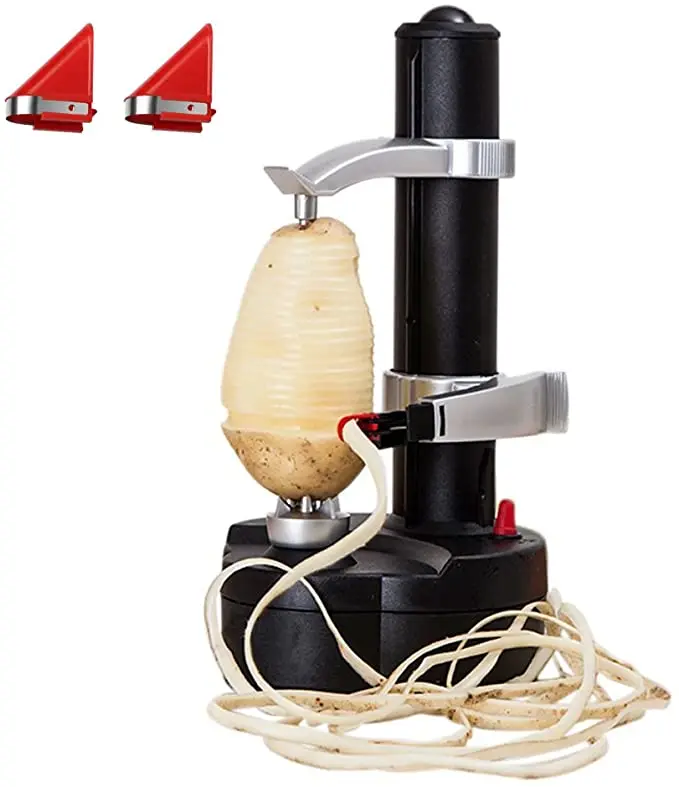 Electric 1kg Automatic Potato Peeler Cutter Machine 6 Blades