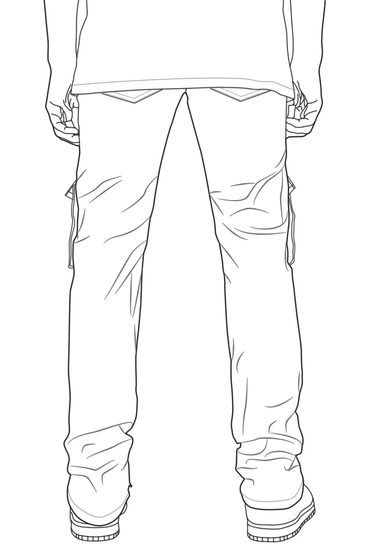 Custom Wholesale Factory Direct Men's Casual Fashion Vintage Single Item Foot Slit Pocket Washed Slim Skinny Jeans