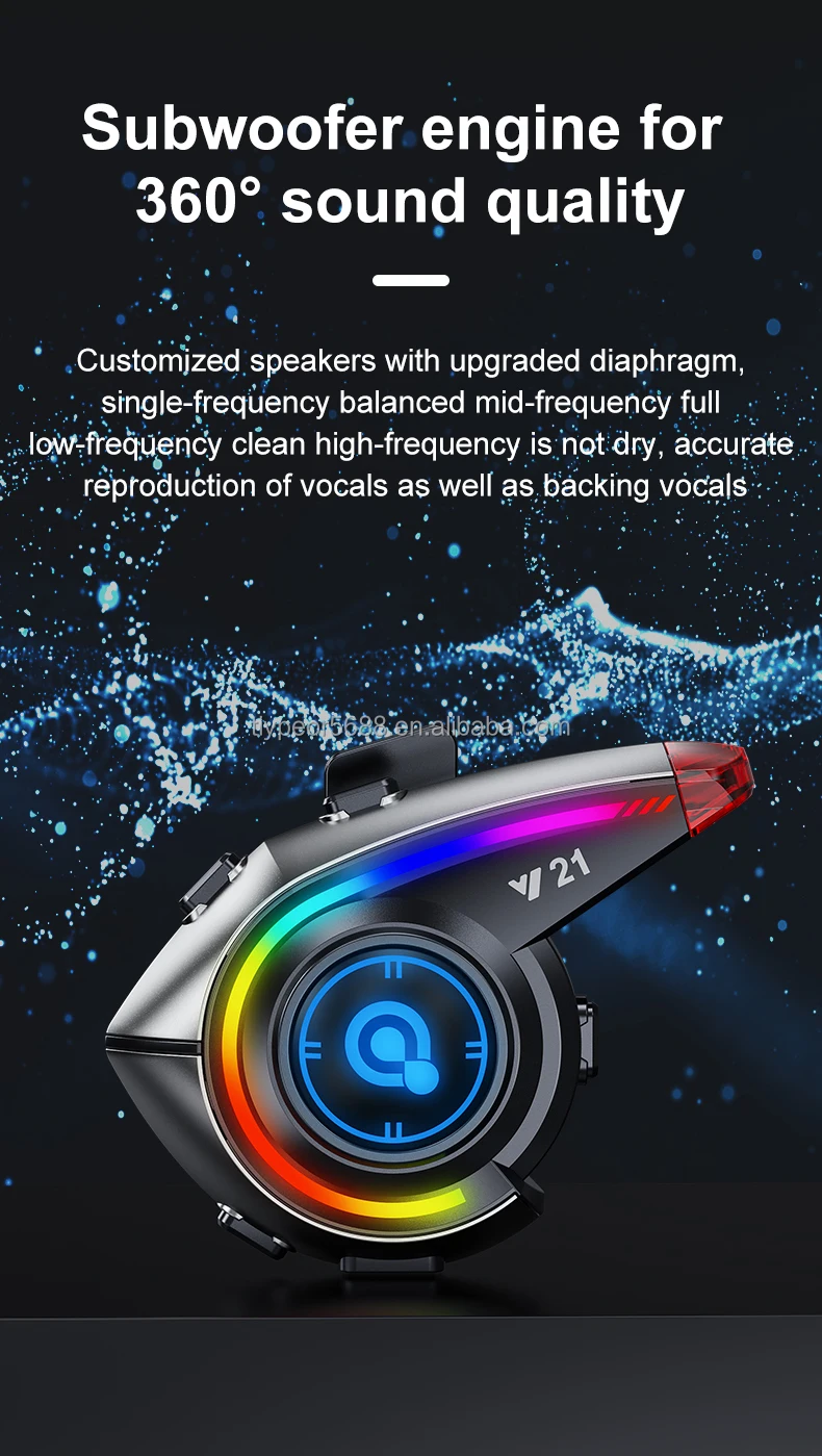 product tiypeor noise cancelling bicycle headphone for motorcycle helmet communication systems bluetooth helmet headset-3