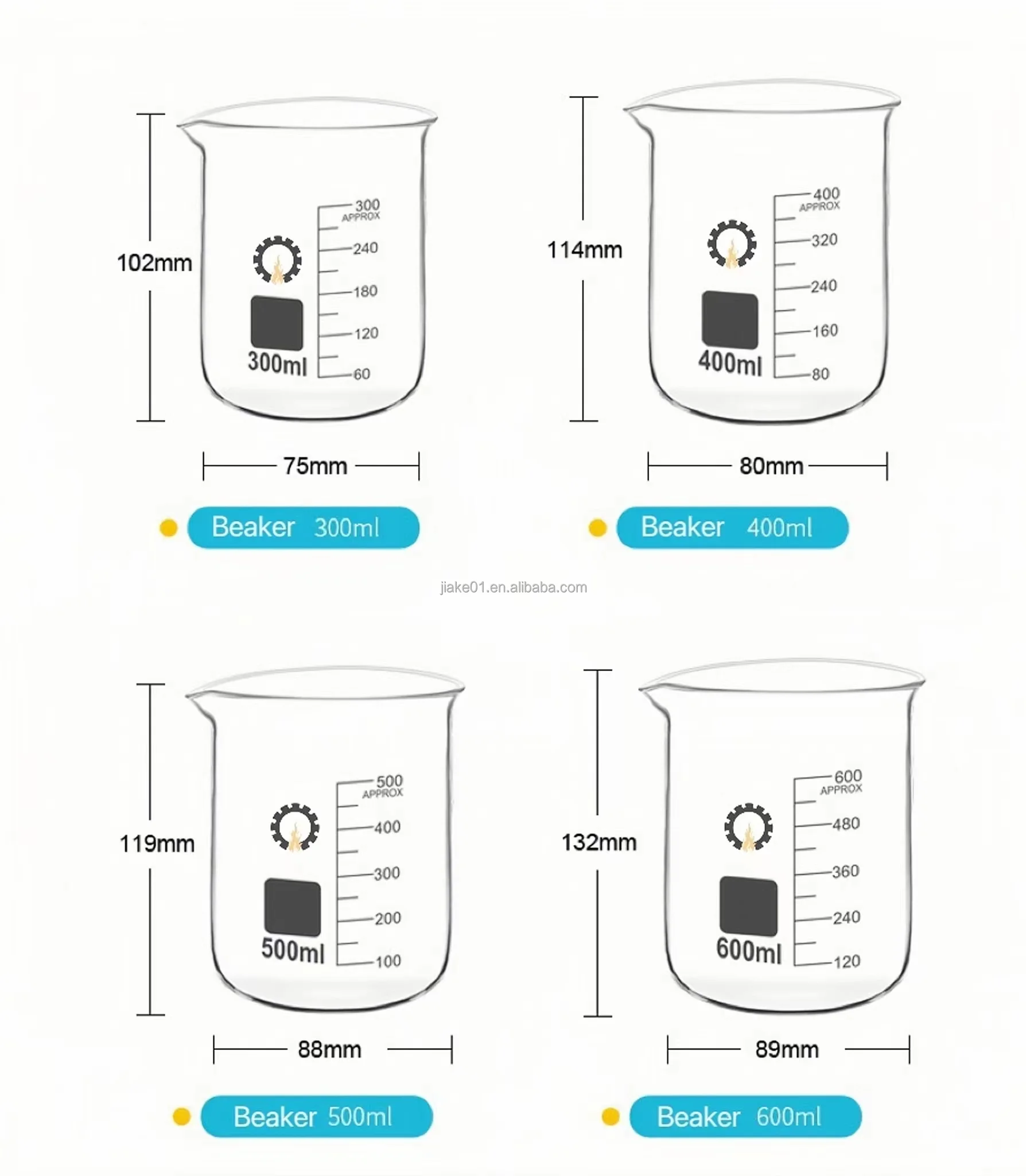 4000ml Glass Beaker Clear Glass Beaker Narrow Glass Beaker Buy 4000ml Glass Beaker Clear Glass