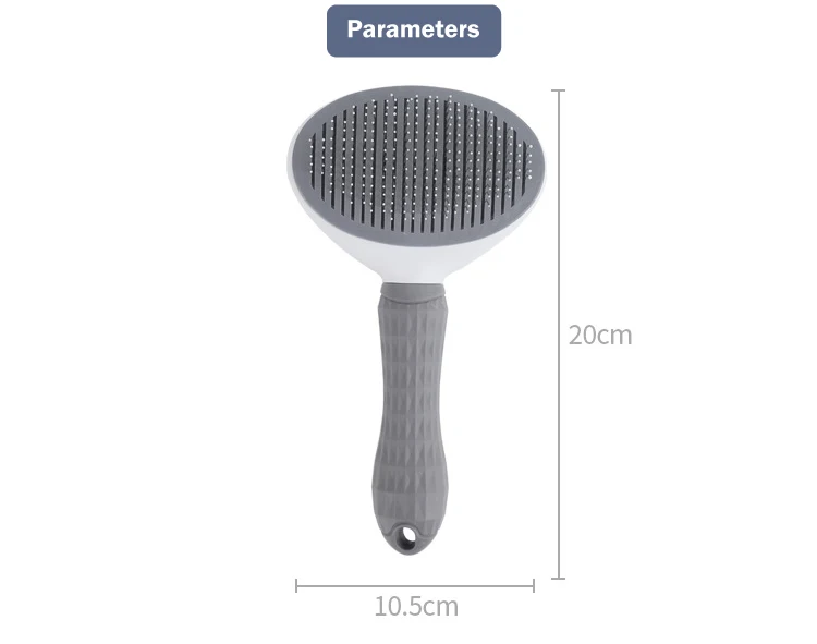 Dog And Cat Hair Self Cleaning Brush One Key Remove Hair Comb Pet