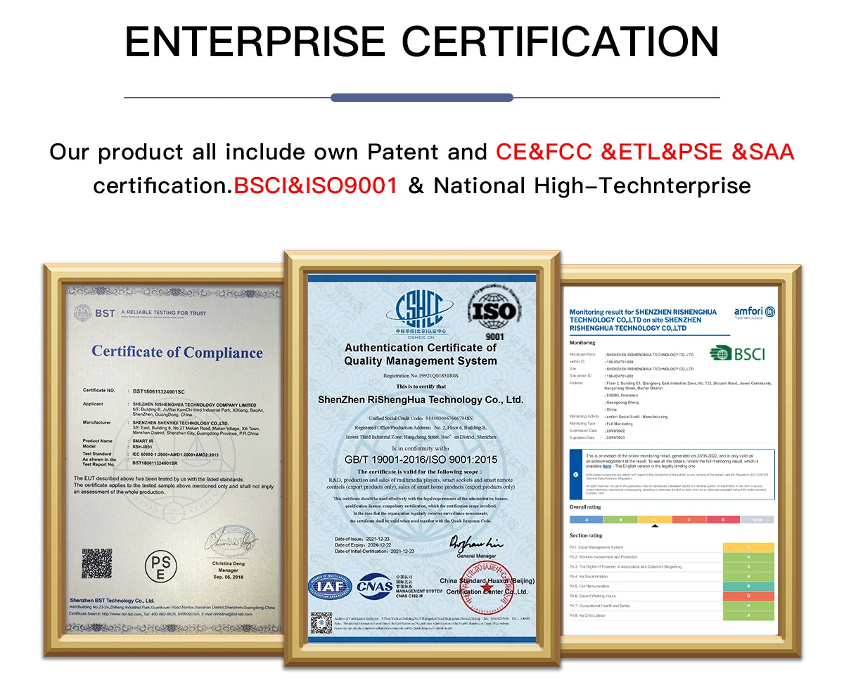 Competitive advantages