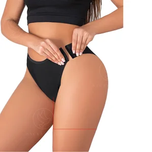 Adjustable Four-Layer Physiological Ladies Menstruation Briefs Cross-Border Sexy Double-Breasted Waist Everyday Plain Dyed