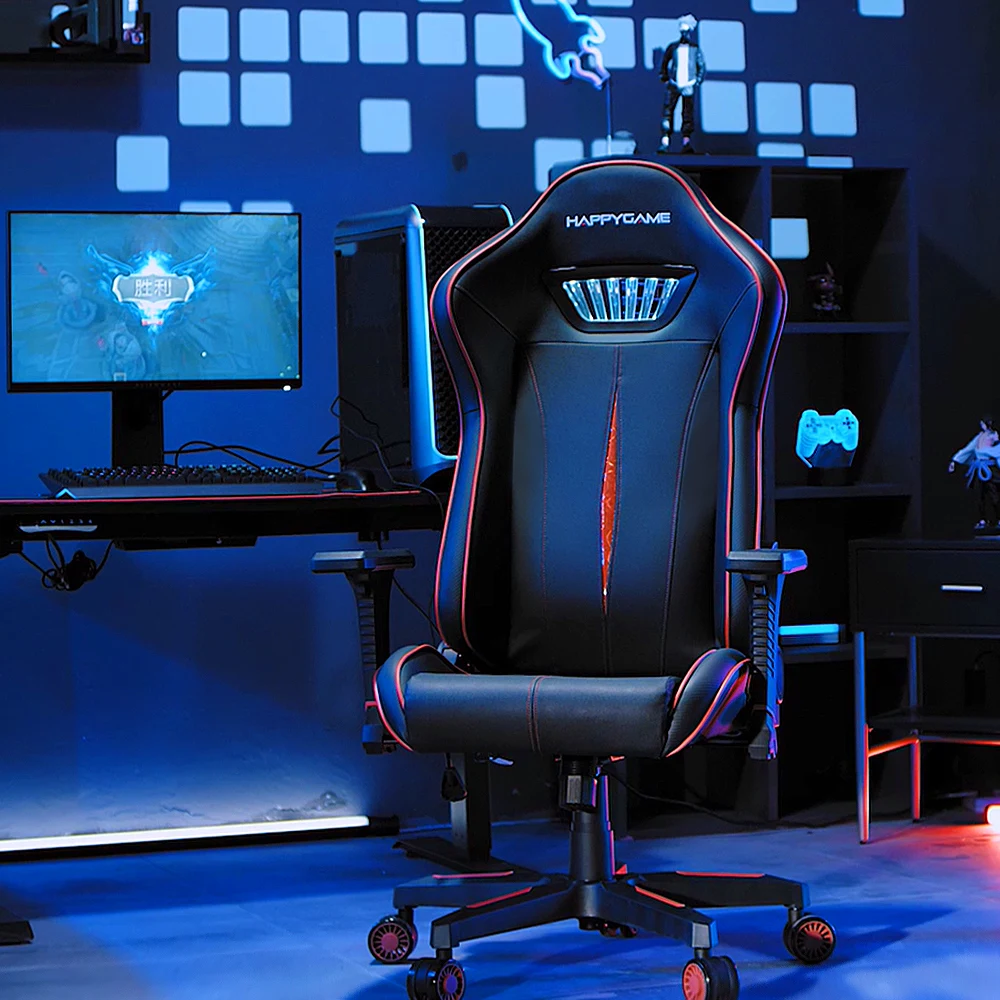 New Sounds Translate Into Vibration Adjustable Lumbar Support Gaming Chair Led