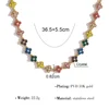 colored necklace