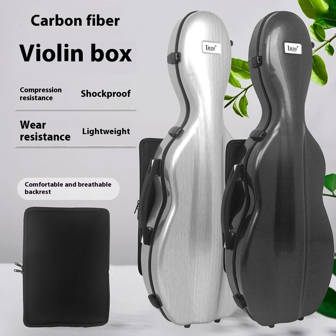 IRIN Carbon Fiber Violin Case - Durable & Lightweight