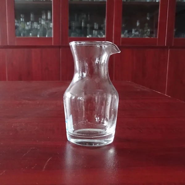 Mini Capacity 10.5Oz Glass Clear Decanter for home