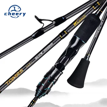 Toray High Carbon Fiber Saltwater Slow Jigging Rod Ultralight Super Hard Solid Tip Boat Casting Fishing Jig Jigging Rod – Metal Jig – view 2