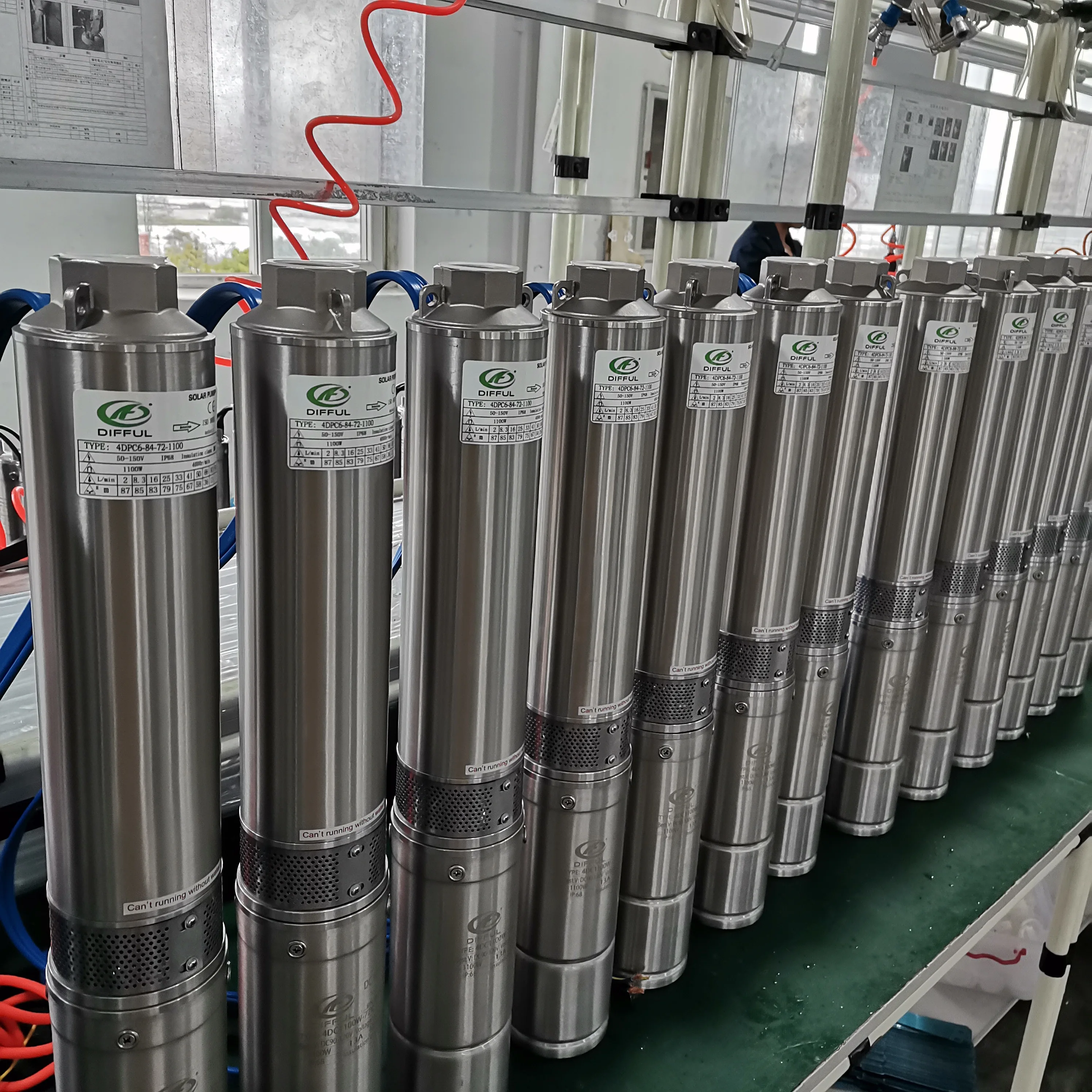 Solar Powered Submersible Deep Well Water Pumps Difful Solar Pump System