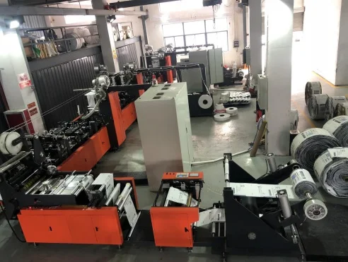 China Factory Automatic pp Woven Block Bottom Valve Bag Making Machine