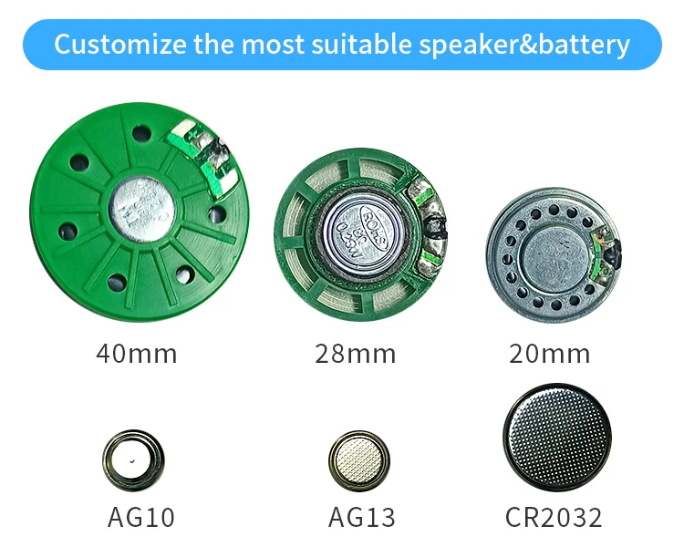 High Sound Quality Mp3 Sound Module Recordable Sound Module For