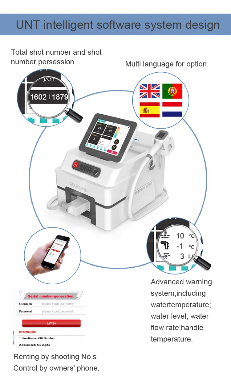 Portable 808 Diode Laser Hair Removal Machine 3 Wavelength 755 1064 808 Diode Laser Machine Manufacturer Wholesale