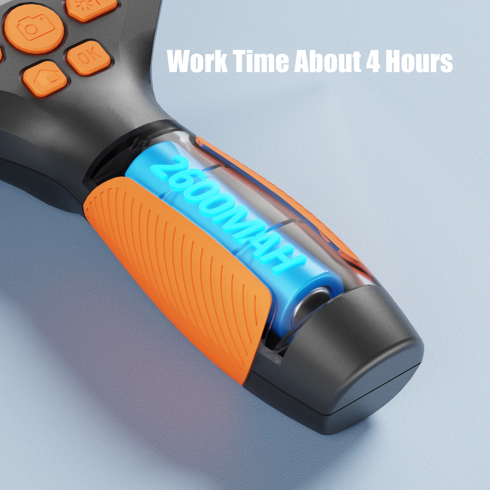 Industrial Endoscope Camera 2.8" Ips Screen Ip68 Waterproof Lens 1080p