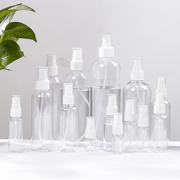 Wholesale 15ml - 500ml Empty Plastic 100ml Spray Bottles 100 Ml Pet Spray Bottle With Fine Mist Sprayer