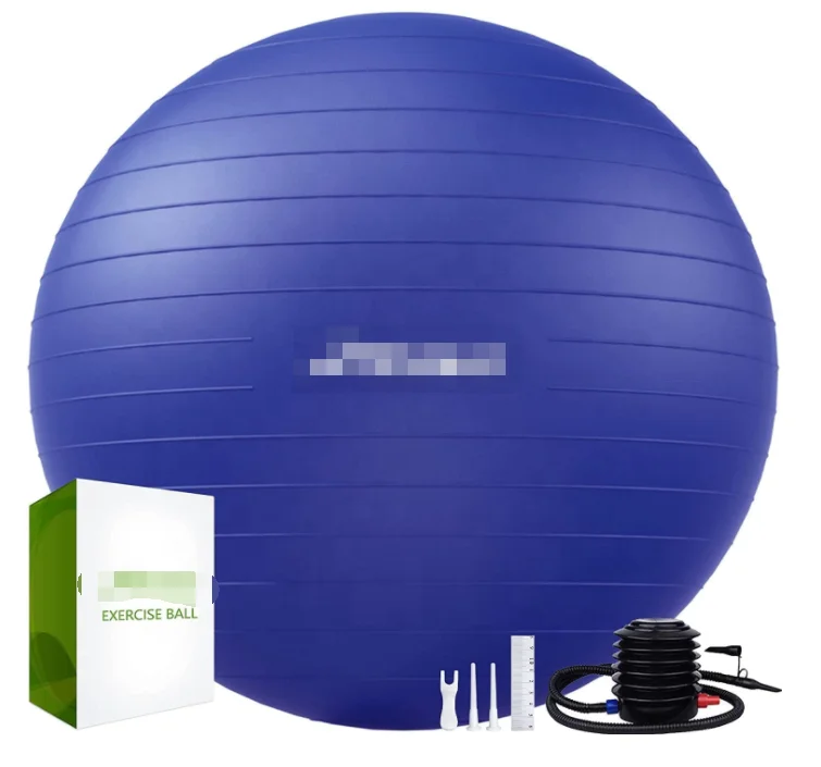 ONESTARSPORTS Custom Size Small Black Anti Burst Pvc Gym Ball Balance Half Exercise Fitness Inflatable Frosted Yoga Ball