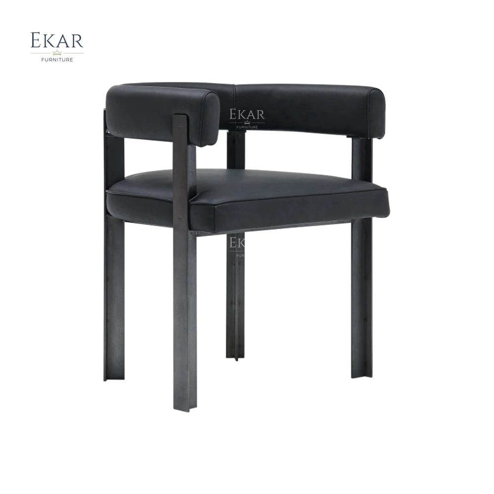 EKAR FURNITURE High-end modern chair Minimalist design stainless steel bar chair supplier