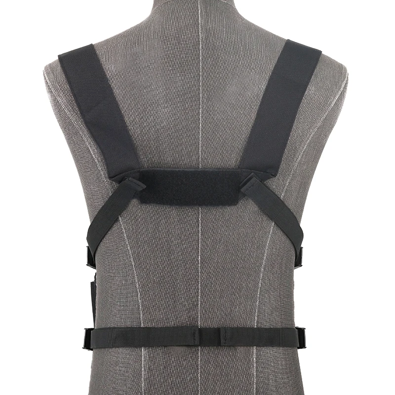 Lightweight Modular Micro Polyester Vest Bag Tactical Chest Rig with Mag Pouch & Cross Strap for Hunting Men Outdoor