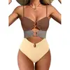 Brown Color Block