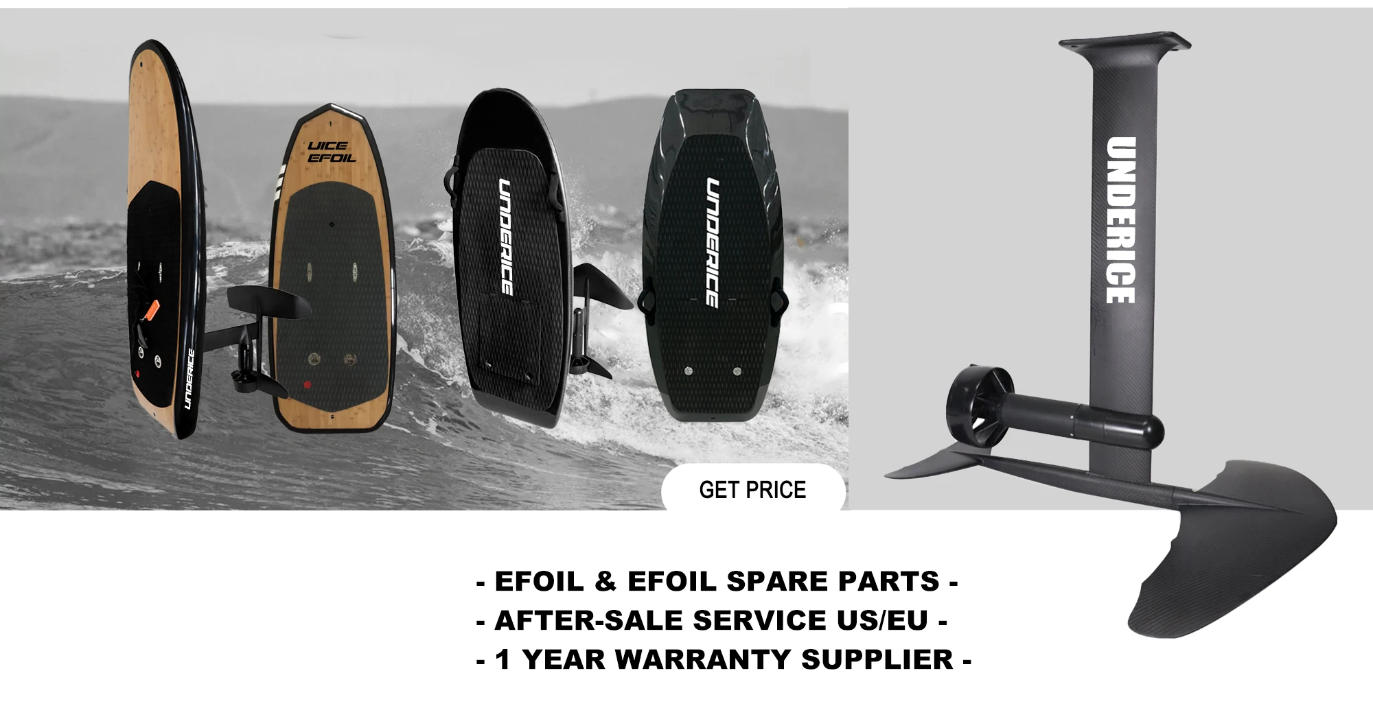 Oem Odm Lithium Battery Hydrofoil Full Carbon Efoil Electric Surfboard Kit With Battery And