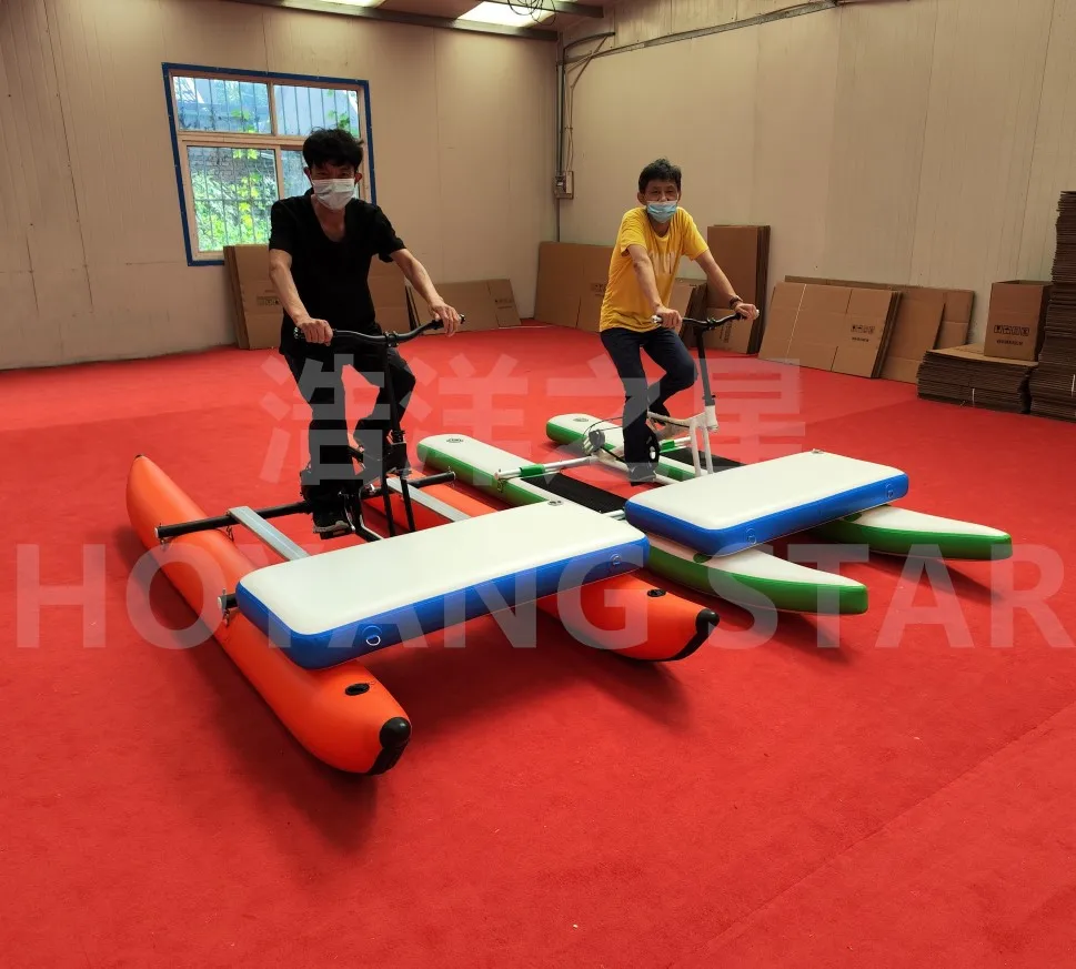 Portable Inflatable Water Bikes Hot Selling in Summer Water Park  Entertainment Equipment