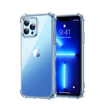 WEADDU High Clear Phone Cover For iPhone 13 Case Clear Tpu Transparent Bumper Cover Cell Phone Case For iPhone 13 Pro Max Mini