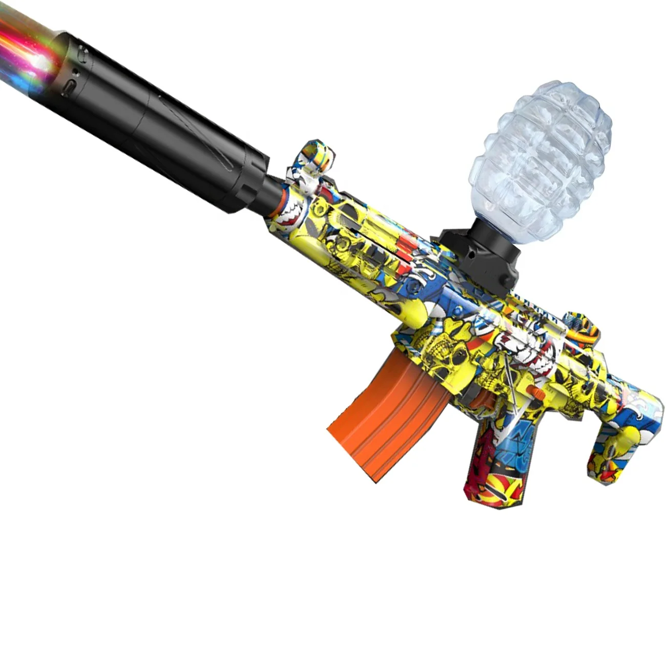 MP5パンプキンパズルシリーズ MP5 56CM Automatic Electric Gel Ball Blaster - Fun Outdoor Toy