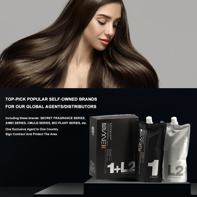 Guangzhou Wholesale Private Label AIMEI Professional Hair Rebonding Cream Hair Straightening for Africa Hair