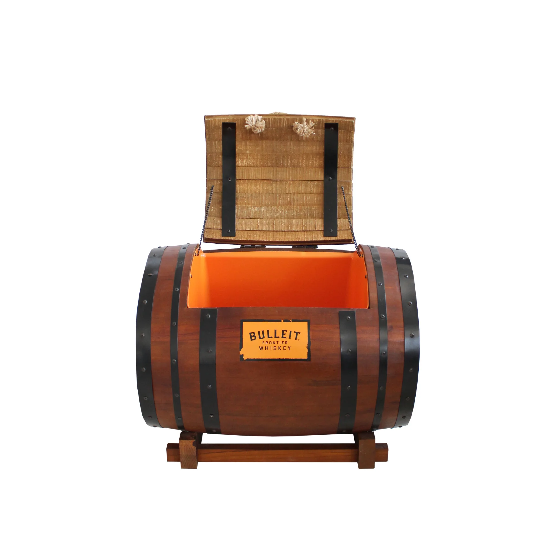 Factory Direct 55l Retro Wooden Barrel Ice Bucket Wood Ice Cooler