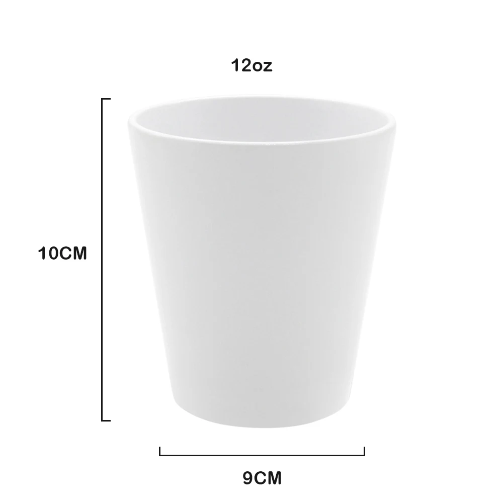 Sublimation Blank 12oz Ceramic Flower Pot Plant Pot Buy Sublimation