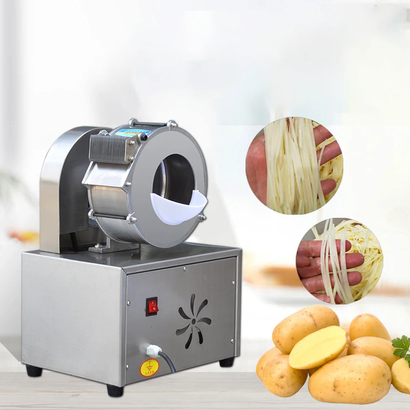 Vegetable Cutter Machine Multifunction Industrial Slicer Shredder Electric Dicing Machine Vegetable Cutter Slicer Machine