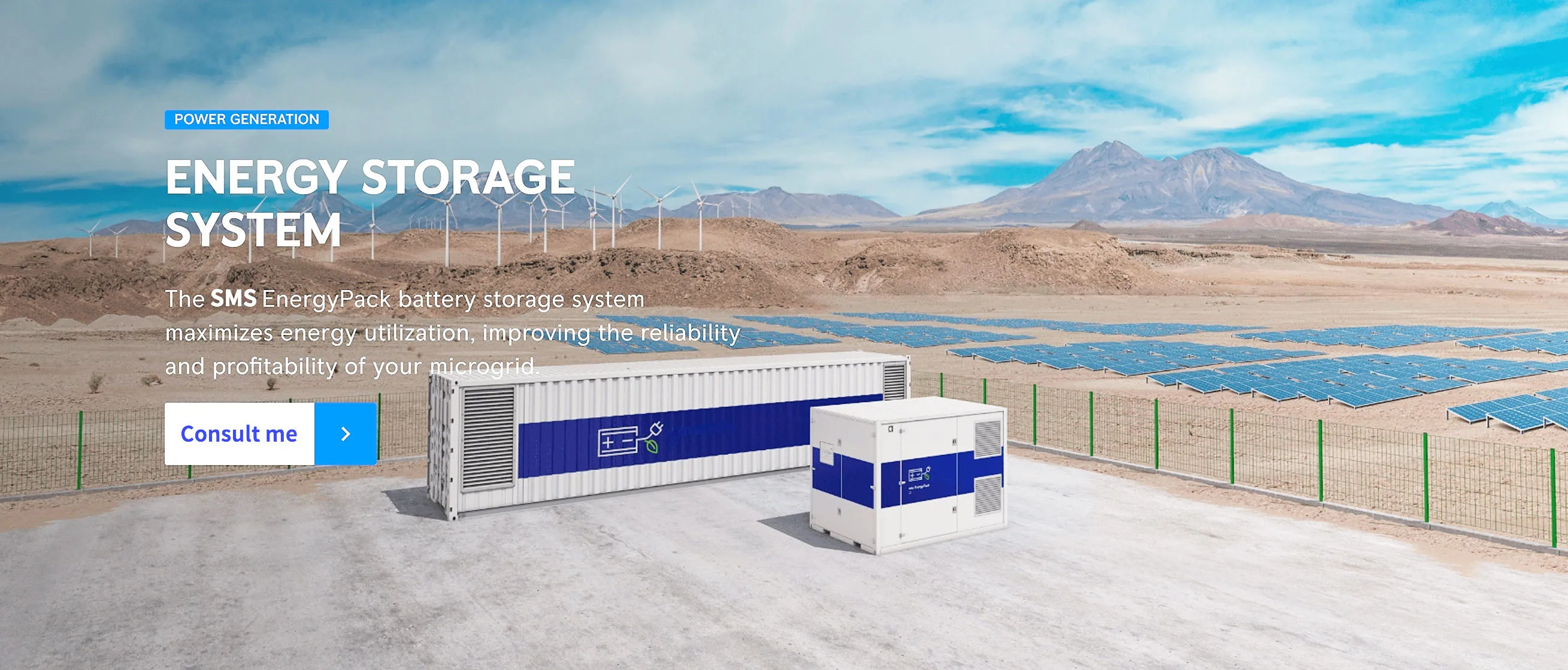 Space-saving Energy Storage - Compact Container Battery System