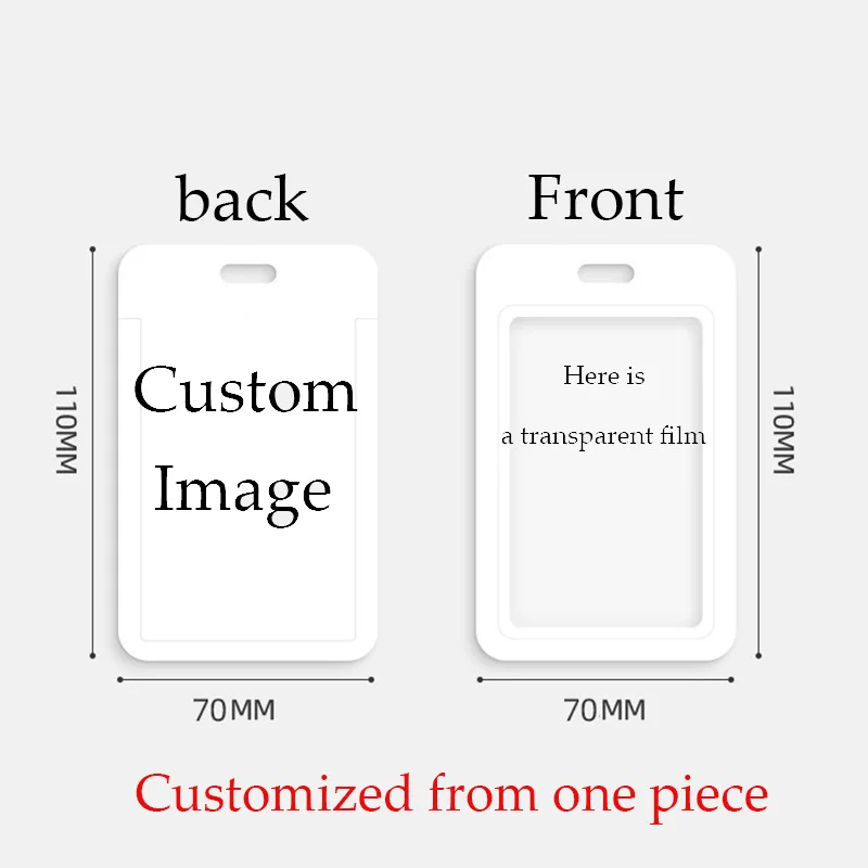 For Harry Potter PVC Student Card Holder for Meal Campus Bus Cards Creative Design