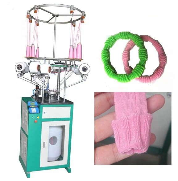 automatic high speed elastic hair band knitting machine By Hangzhou Lanyue  Knitting Factory,