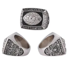 Custom NFL 1976 Oakland Raiders Championship Ring Football Ring Cross-border Manufacturers Direct Wholesale Custom Wooden Box