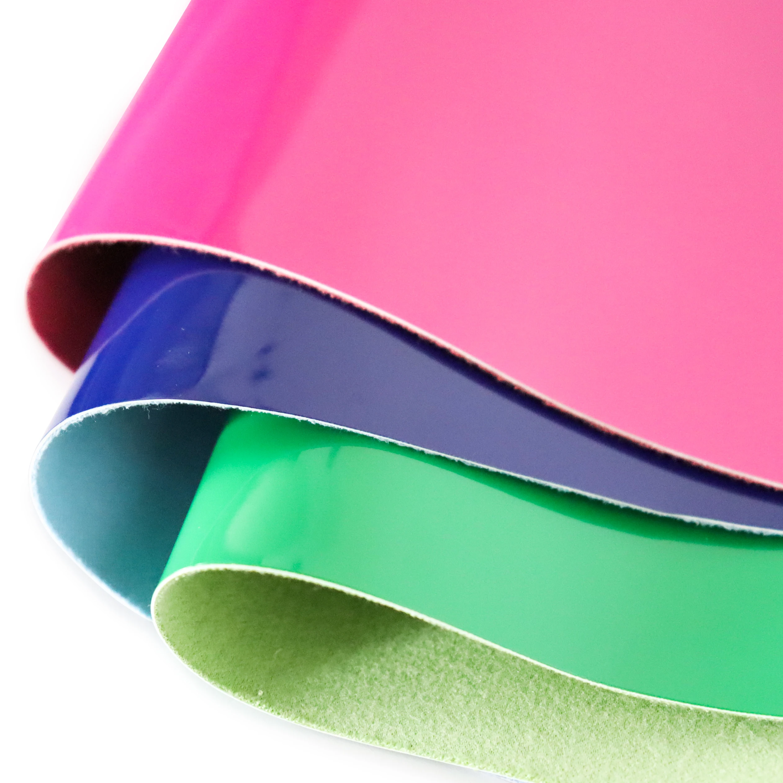 Mirror Patent Vinyl PU Garment Leather Fabric Mirror Finish Synthetic Leather Materials