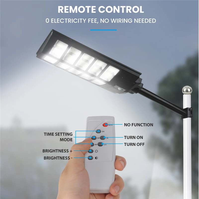 High Lumen 300 400 500 Watt Streetlight 300W 400W 500W Integrated All In One LED Solar Street Light