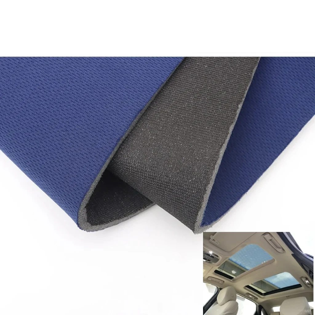 High-end Popular Customizable 2-20mm Polyester Laminated Composite Foam Bird Eye Mesh Durable Car Ceiling Liners Helmet Fabric