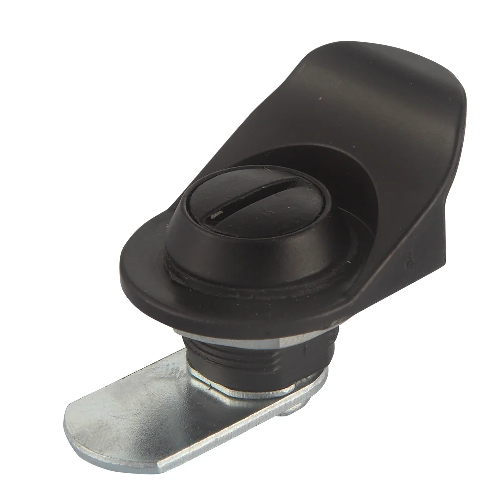 Key Unlock Waterproof Retractable Tongue Lock for Electric Cabinet Door Zinc Alloy Compressed Distribution Box Quarter Turn Lock