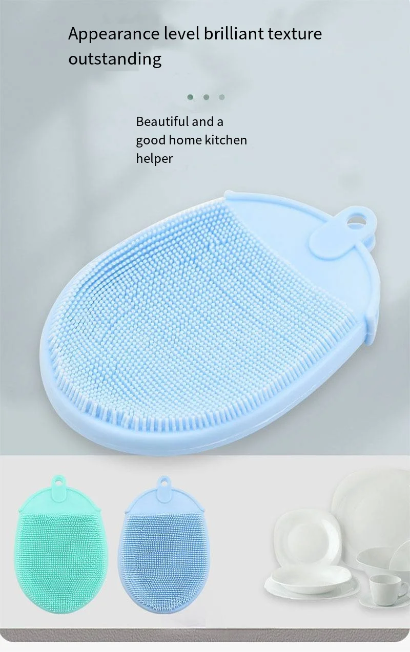 Multifunctional durable and not easily stained with oil kitchen helper Magic dishwashing brush household cleaning cloth supplier