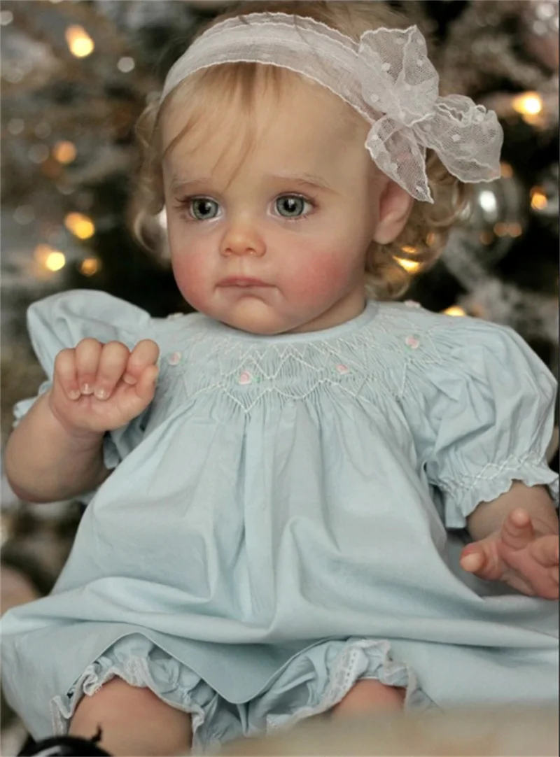 56cm Popular Kit Soft Touch Fresh Color Vinyl Kit Blank Reborn Doll Kits with COA