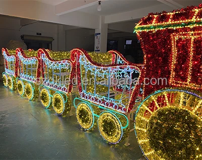LED 3D クリスマスデコレーション ショッピングモール イベント