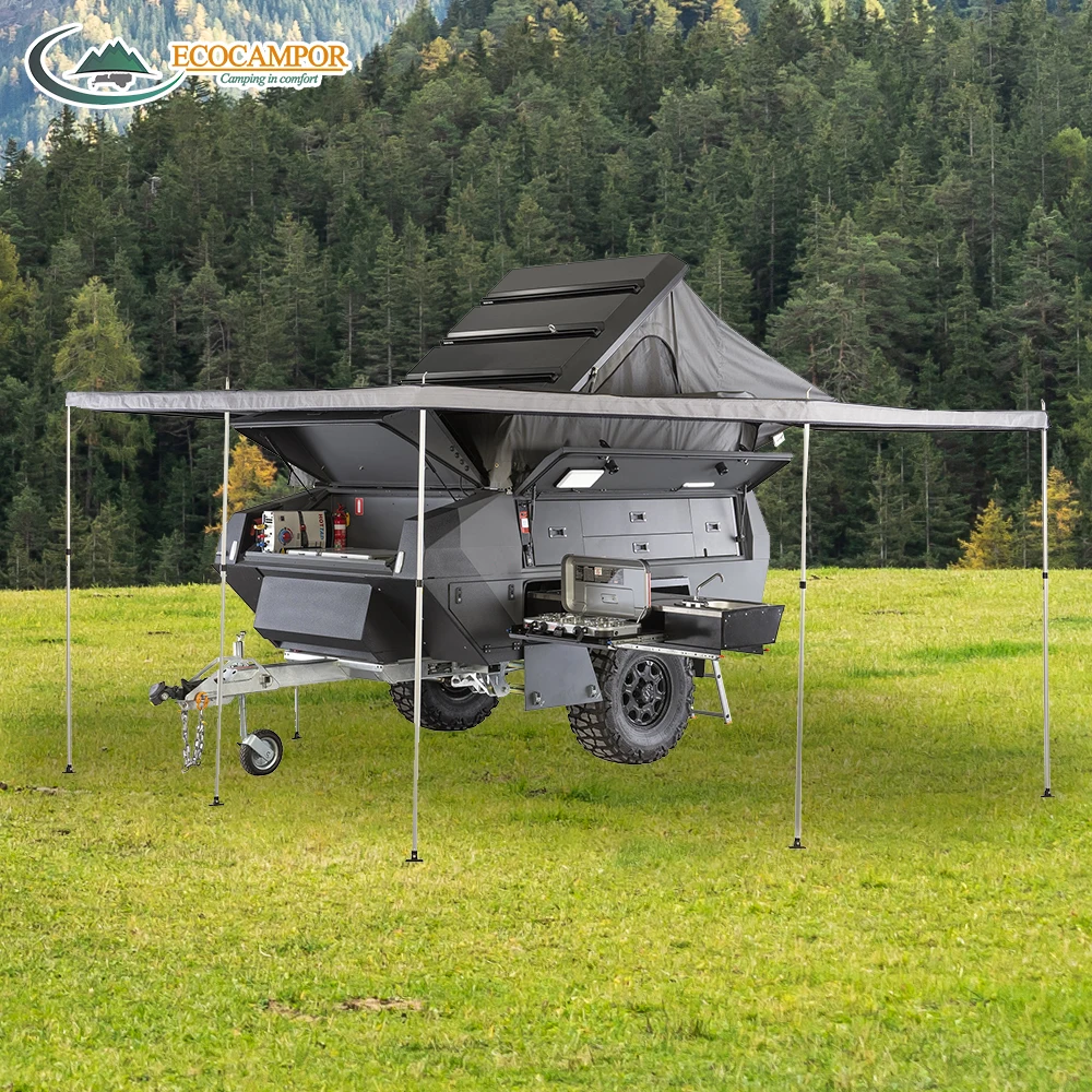 Ecocampor Small Camper Trailer Offroad Utility Travel Trailer Custom