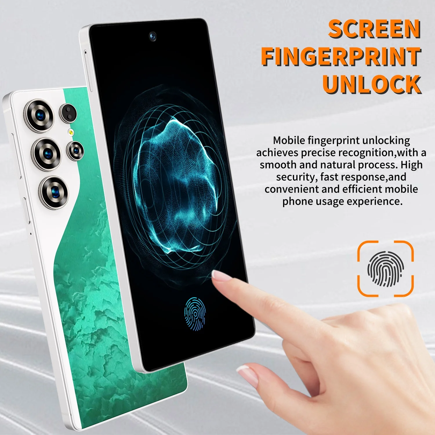 2025NEW Free Shipping S25 Ultra Phone 16gb+1TB 48MP+108MP Face Unlock Full Display Android Cell Phone 7.3Inch Smart Mobile Phone