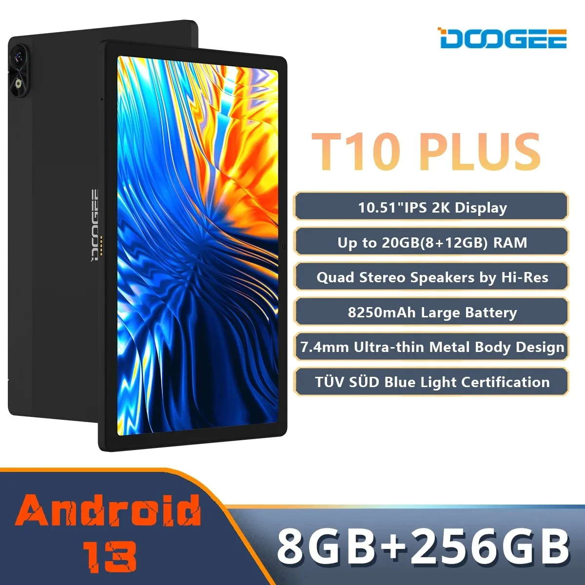 【値下げ】DOOGEE T10 Plus タブレット Amazon.co.jp: DOOGEE T10 Plus タブレット 10インチ Android 13